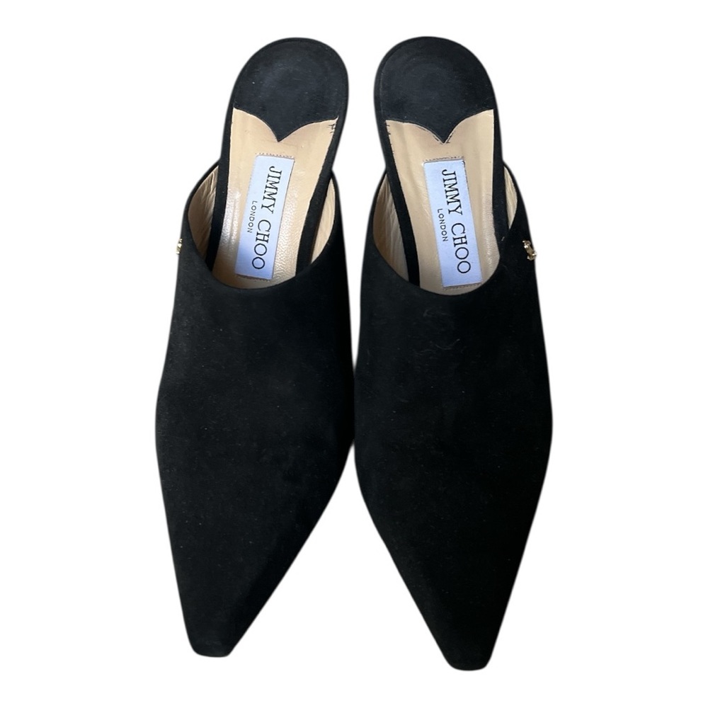 Jimmy Choo Black Women's Shoes Rya 90 - Picture 2 of 6